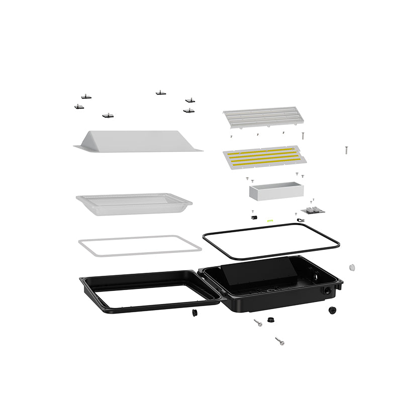 LED WALLPACK MDRLED 30W-40W-60W 0-10V DIMBAAR CCT-SWITCH