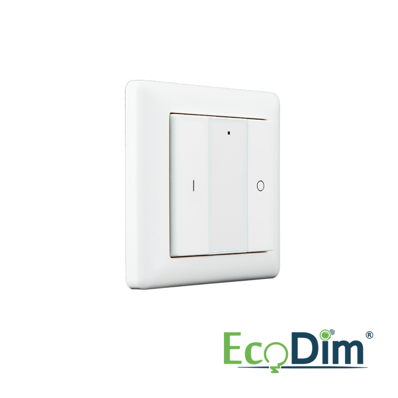 ECODIM | DRAADLOZE SCHAKELAAR ZIGBEE | 1 GROEP | WIT