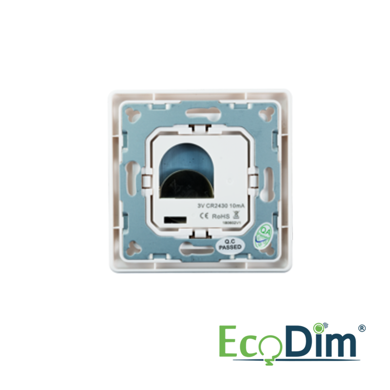 ECODIM | DRAADLOZE SCHAKELAAR ZIGBEE | 1 GROEP | WIT