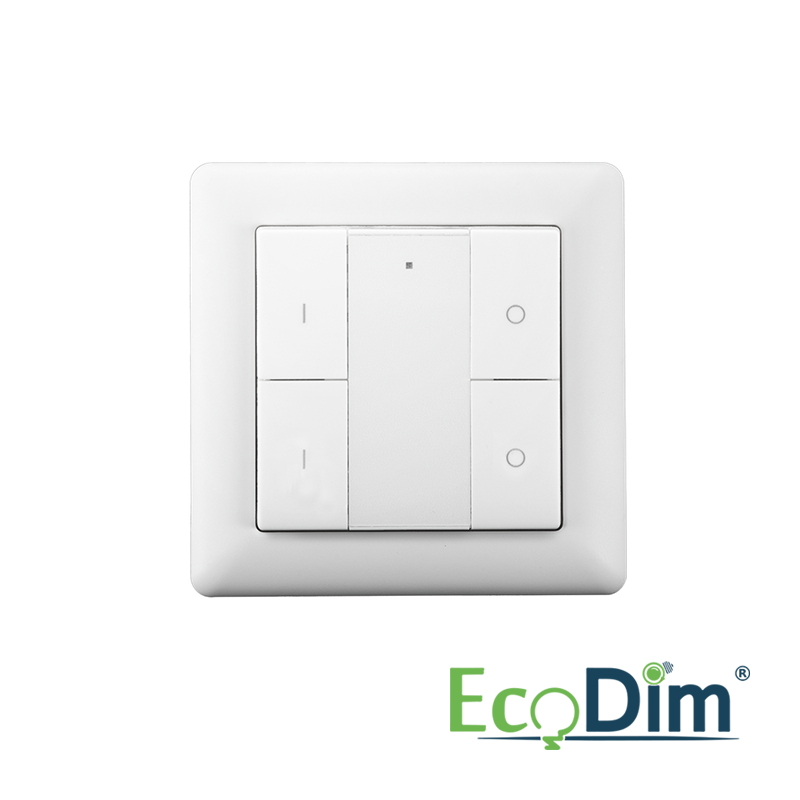 CODIM | DRAADLOZE SCHAKELAAR ZIGBEE | 2 GROEPEN | WIT