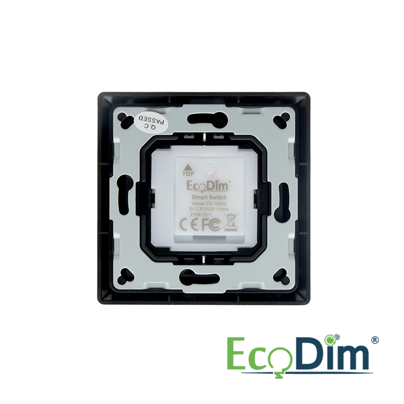 ECODIM | DRAADLOZE SCHAKELAAR ZIGBEE | ZWART | FRIENDS OF PHILIPS HUE