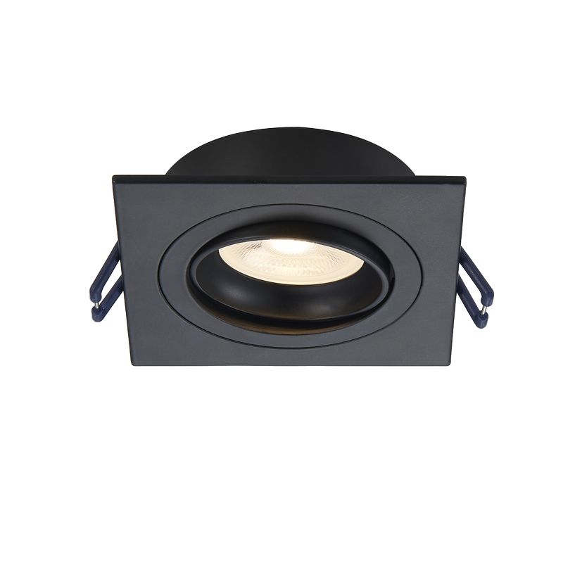 GU10 LEUCHTE 4 SEITIG, NEIGBAR SCHWARZ, WEISS, SILBER MR16 Ø80mm MDRLED®
