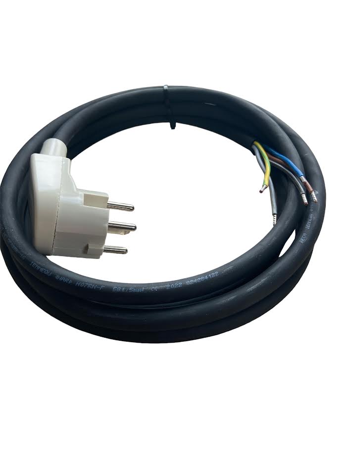 Perilex-Anschlusskabel (3 Meter) – 5 x 2,5 mm, sowohl 2-Phasen- als auch 3-Phasen-Anschlüsse – H07 RN-F (Neopren) MDRLED®