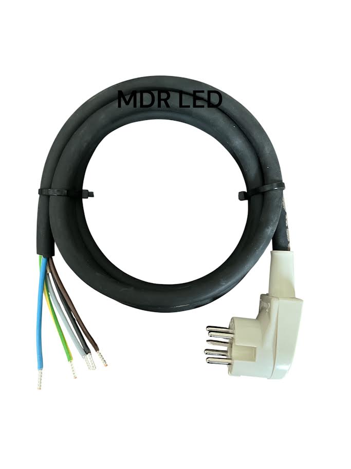 Perilex Anschlusskabel – Sicher und Zuverlässig für Induktions- und Cerankochfelder 2 Meter. MDR LED®