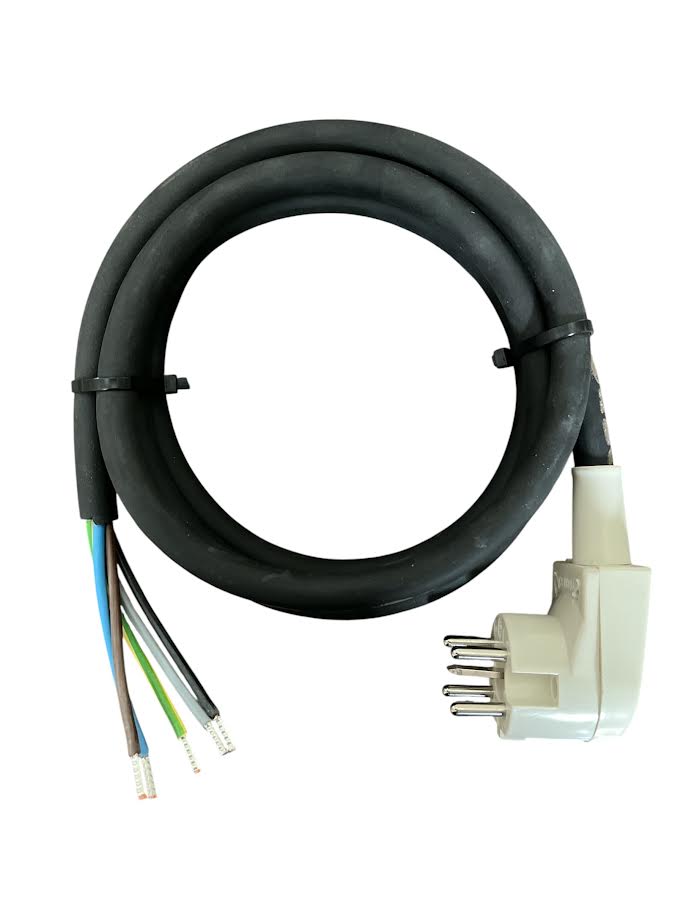 Perilex Aansluitkabel 5x2,5 mm² 2m – Veilig voor Inductie & Keramische Kookplaten