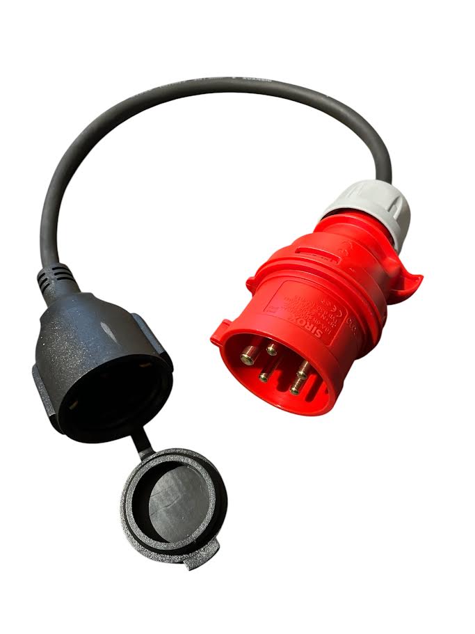 CEE 5-poliger 16A Adapter 400V auf 3-adrig 3x1,5mm 230V AC Gegenstecker MDRLED®