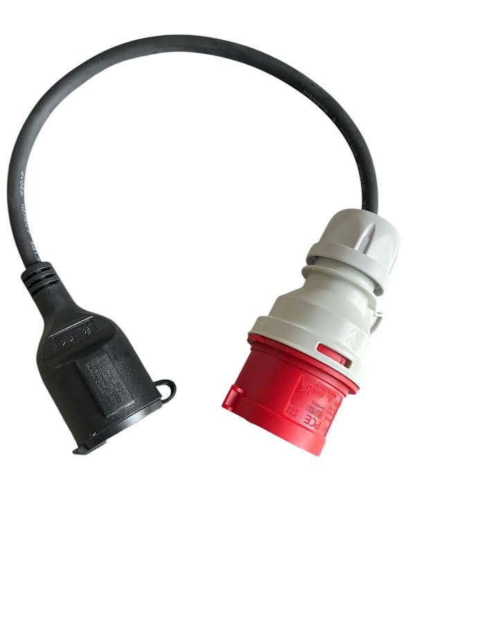 CEE 5-poliger 16A Adapter 400V auf 3-adrig 3x1,5mm 230V AC Gegenstecker MDRLED®