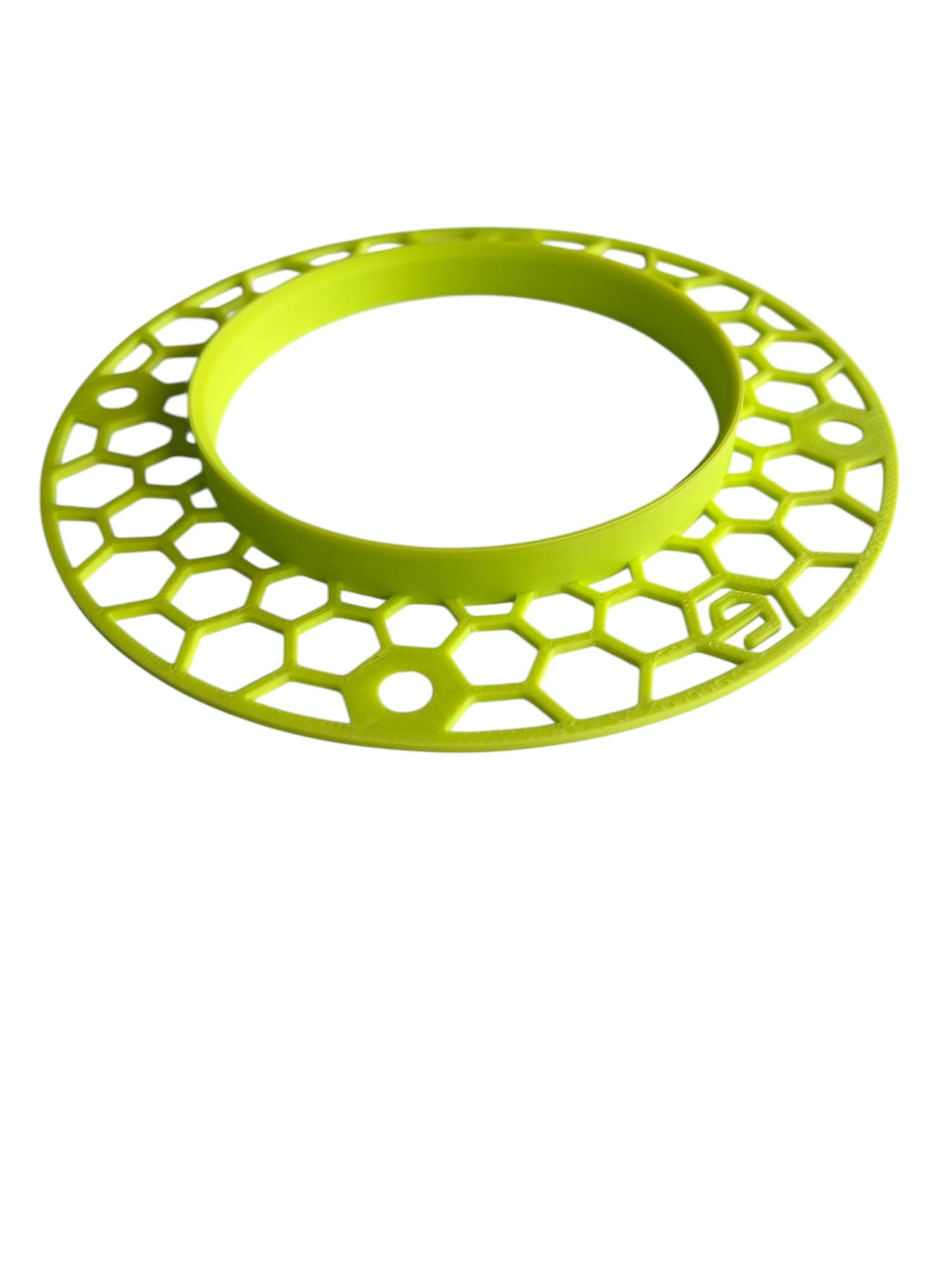 Randbeschermer voor inbouwspots – gatmaat 76 mm, buitenmaat 125 mm