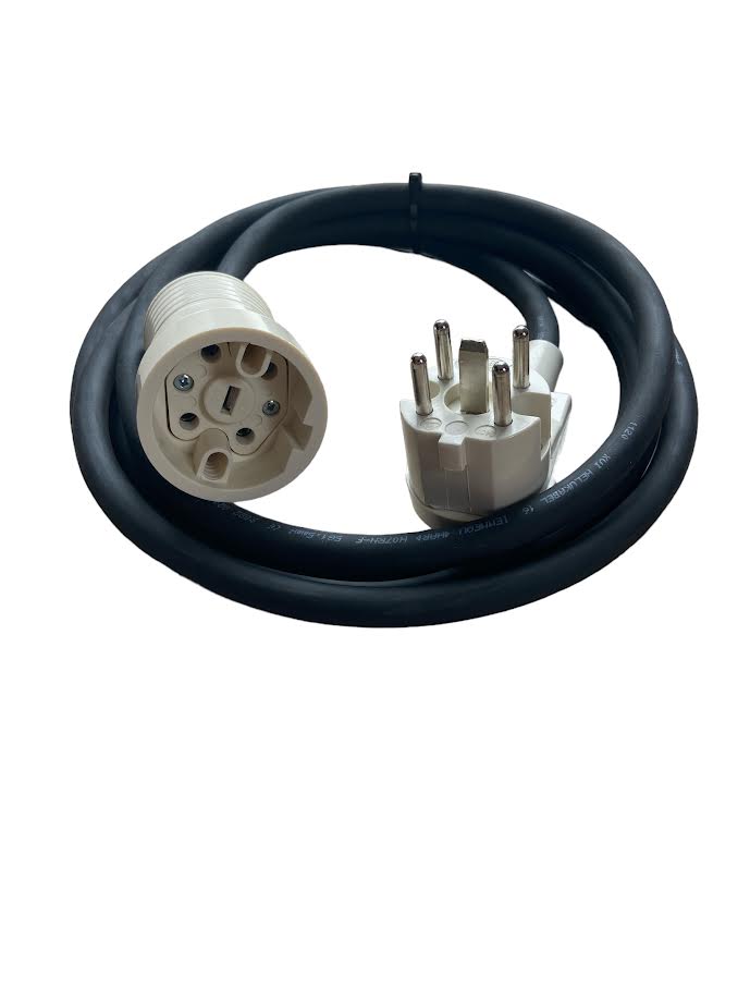 PERILEX KOPPELSNOER VERLENGSNOER 5 Aderig 9000 Watt 16A 3 t/m 10 meter MDR LED®