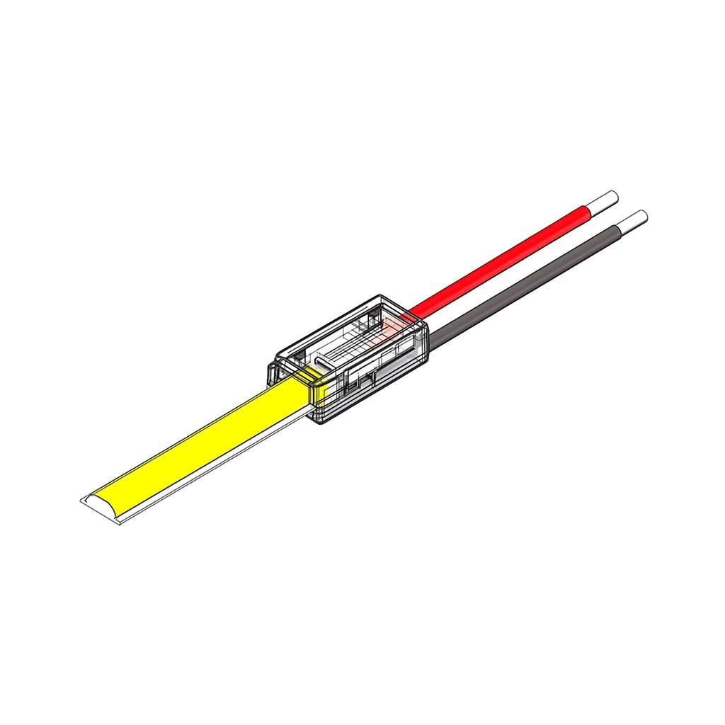 LEDstrip Aansluitsnoer 15cm | 5mm | Single Color | COB/SMD | IP20 | Per 10 Stuks