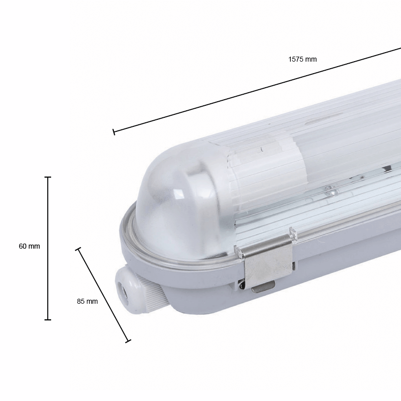 IP65 LEUCHTE 150CM 1 ROHR MDRLED®