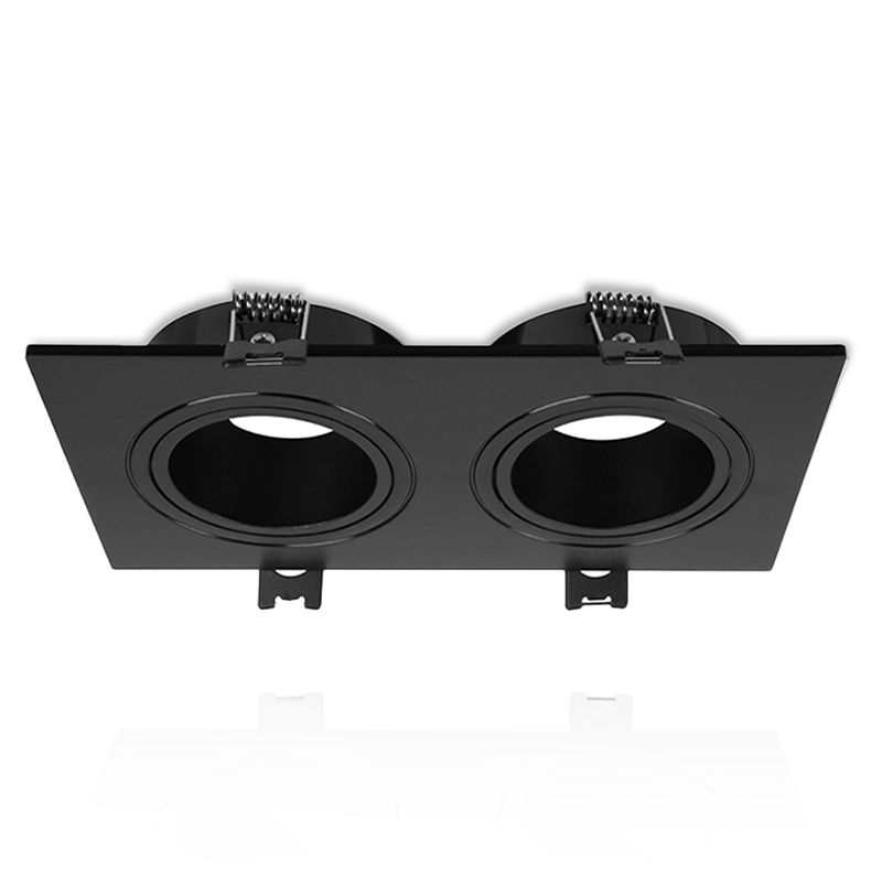 DUO GU10/GU5.3 Leuchte Weiß-Schwarz MDRLED®