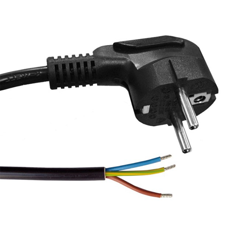 ANSCHLUSSKABEL 3 Meter geerdet 3 X 0,75MM² SCHWARZ MDRLED®.