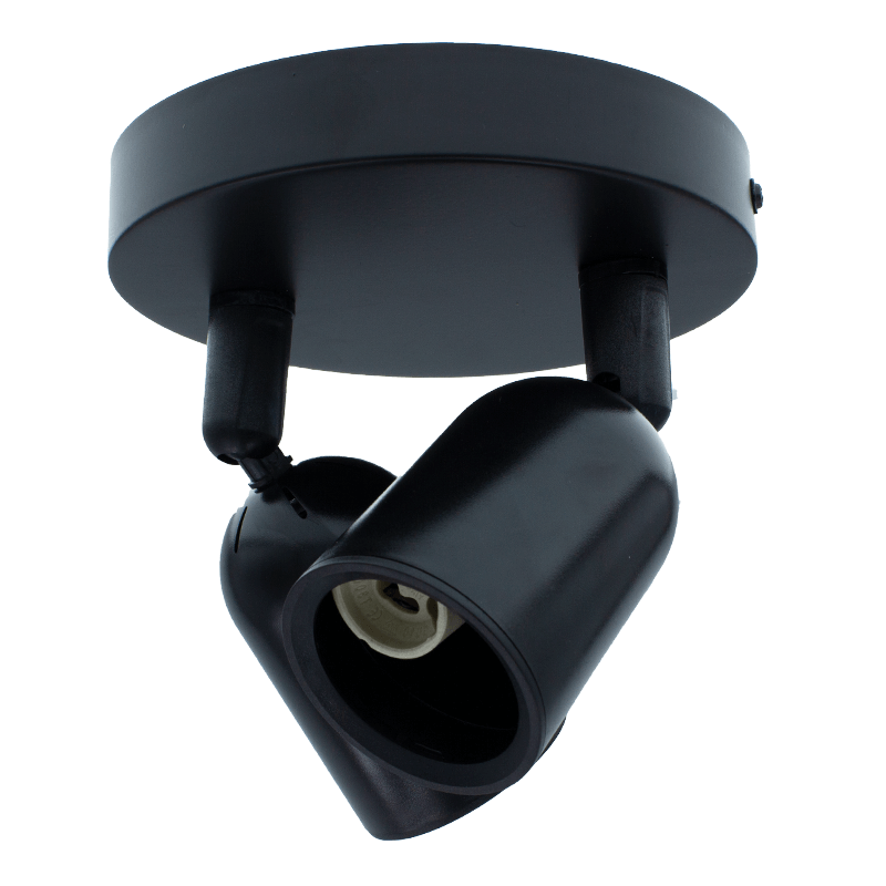 DECKENLEUCHTE FÜR 2X GU10 SCHWARZ MDR LED®