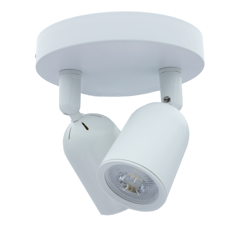 PLAFONDARMATUUR VOOR 2X GU10 WIT MDRLED®