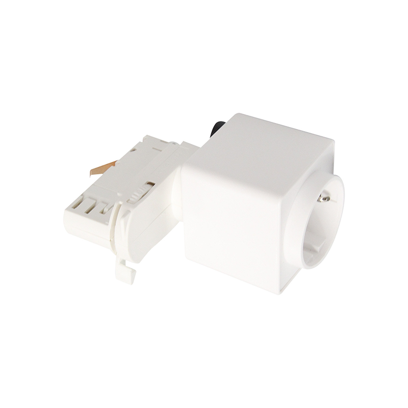 3-FASE RAIL SYSTEEM STOPCONTACT WIT ZWART MDR LED®