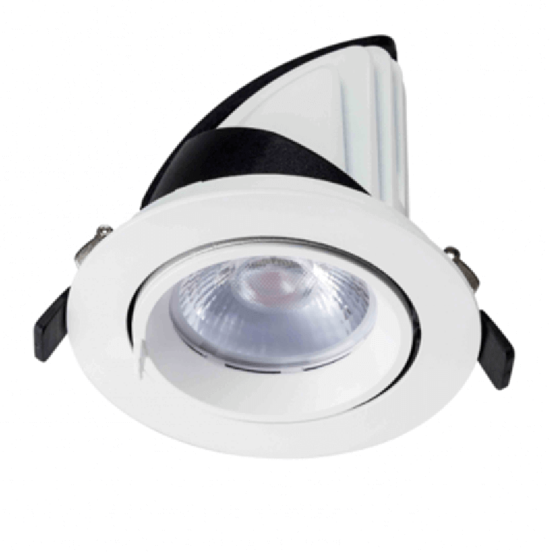 LED DOWNLIGHT KANTELBAAR Ø145 28W WIT CCT-SWITCH
