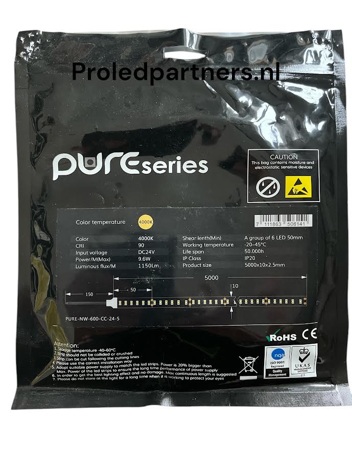 LED FLEX 4000K 120 LED/Meter - 5 Meter CRI 90 PROMOTION MDRLED®