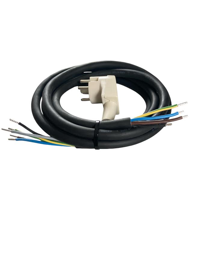 Perilex Anschlusskabel 5 Meter SCHWARZ extra dickes Anschlusskabel 5x2,5mm MDR LED®