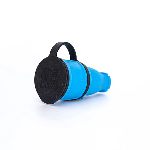 Contrastekker Kunststof IP44 – 10 Stuks 16A 250V Type F – Zwart, Rood & Blauw