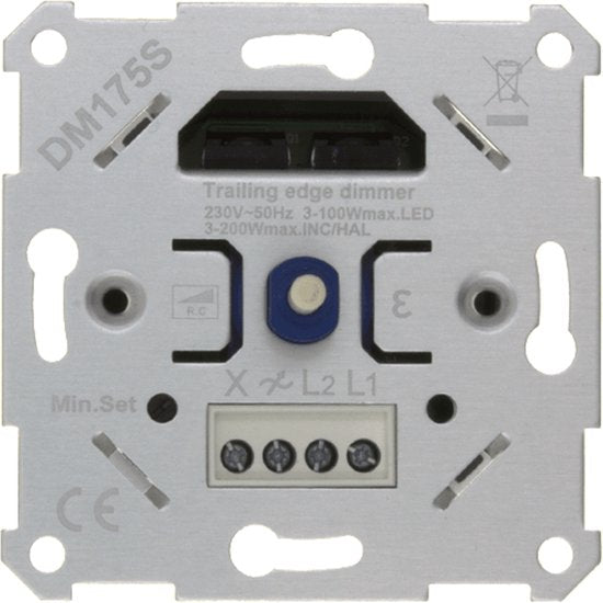 Universele LED Dimmer Inbouw 0,5-200W Fase Afsnijding – Tijdelijke Actie