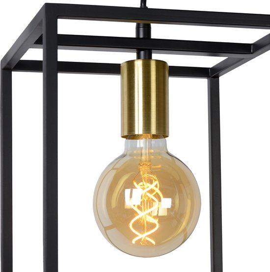 Lucide RUBEN Pendelleuchte – 1xE27 – Schwarz MDRLED