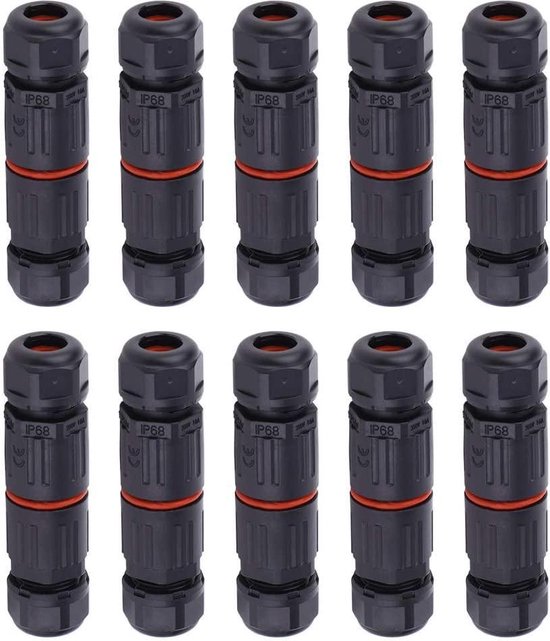 IP68 Wasserdichter Stecker 3-polig 4-11 mm für den Außenbereich MDRLED®
