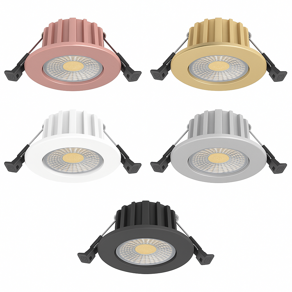 LED Inbouwspot Zilver 6W | Dimbaar | IP65 | CCT-Schakelaar | MDRLED® | 5 Jaar Garantie