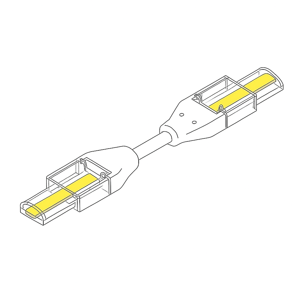 LEDstrip Connector IP65 | MDRLED® | Single Color | 8mm | Per 10 Stuks