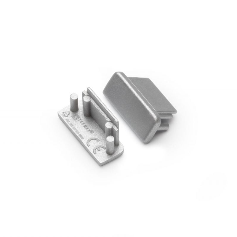 ENDKAPPE OHNE KABELLOCH 10MM SILBER 20 STÜCK MDRLED®