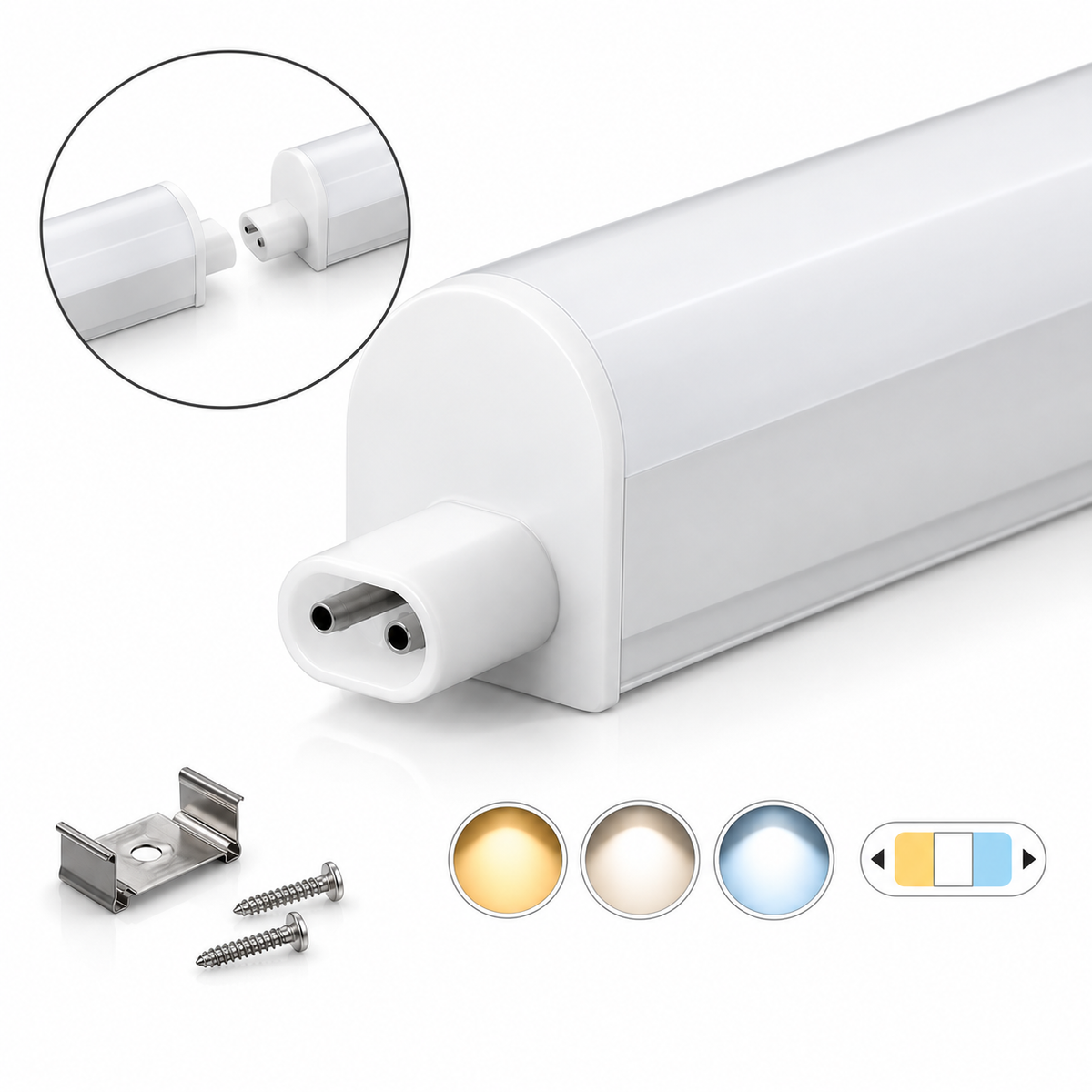 MDRLED® T5 LED Montagebalk 90cm 12W | CCT | Koppelbaar