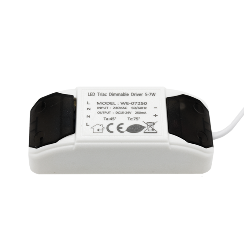 LED Einbaustrahler Einbautiefe 26mm 6W DIM WEISS Ø75-81mm 2700K MDRLED®