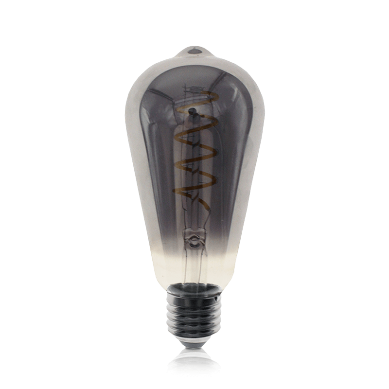 LED-Glühfaden E27 Edison Dimmbar Rauchig 6W MDRLED®