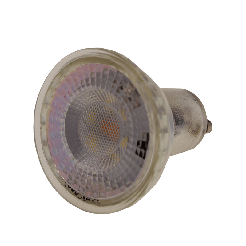 GU10 Spot-Sponsor, 7 Watt, Glas, dimmbar bis warm. MDRLED