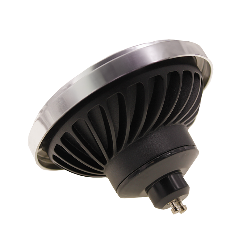 LED AR111 GU10 SPOT 15W DIMMBAR SCHWARZ MDRLED®