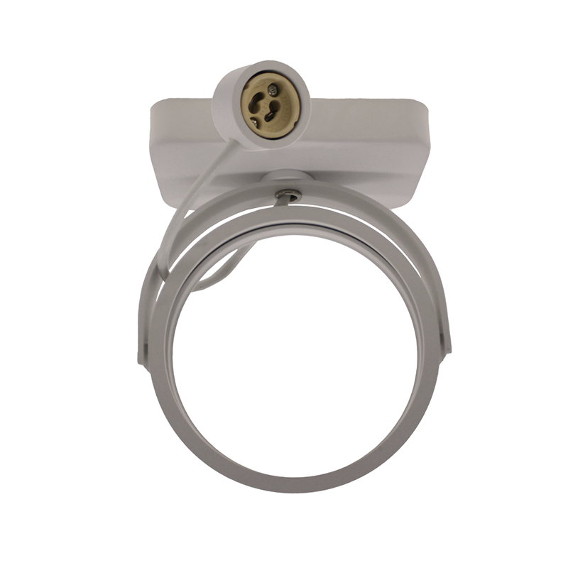 AR111 AUFBAULEUCHTE 1xGU10 FASSUNG WEISS MDRLED®