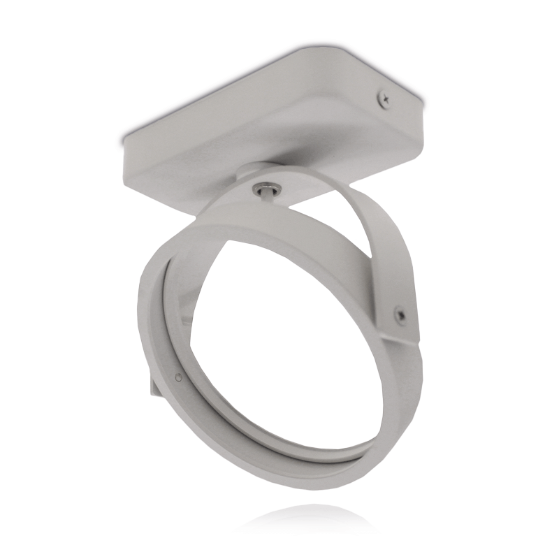 AR111 AUFBAULEUCHTE 1xGU10 FASSUNG WEISS MDRLED®