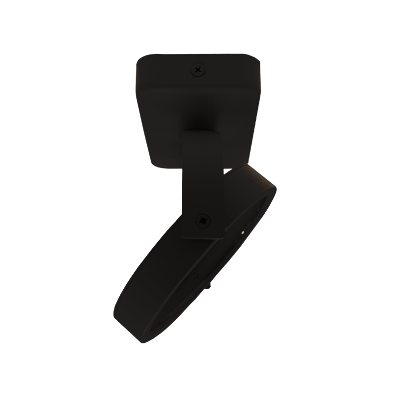 AR111 AUFBAULEUCHTE 1xGU10 FASSUNG SCHWARZ MDRLED®
