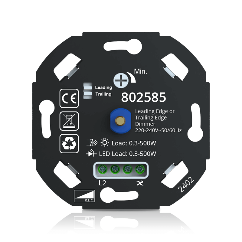 LED DIMMER FASE AF EN AANSNIJDING 0-500 Watt MDRLED®.