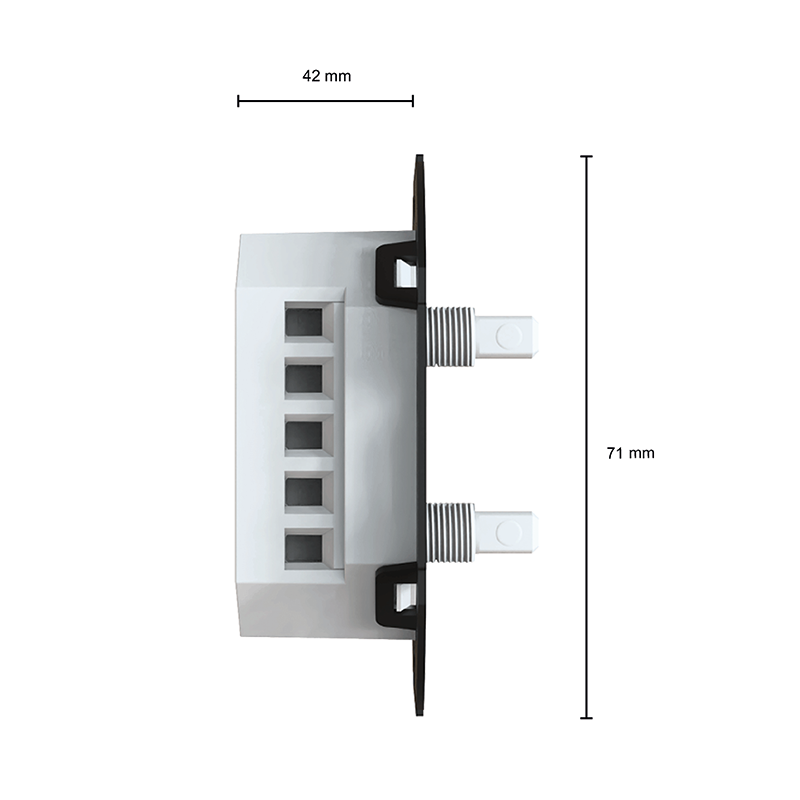 DUO LED DIMMER 2x200W FASE AF EN AANSNIJDING MDRLED®