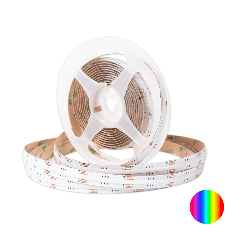 COB-LED-STREIFEN 24V IP65 5M 14W/M RGB MDRLED