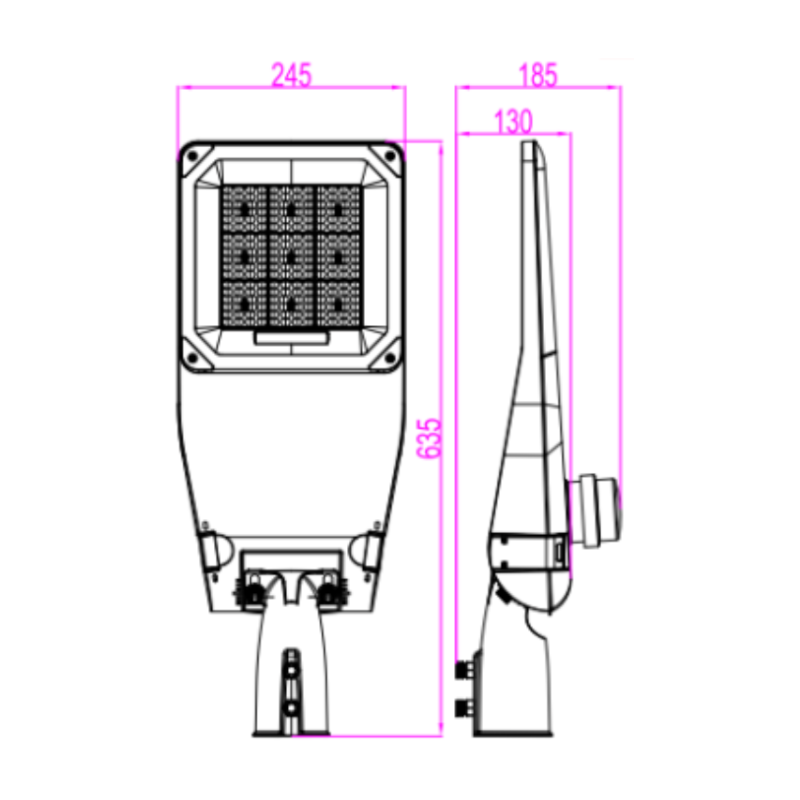 LED STRAATLAMP 150W MDRLED®