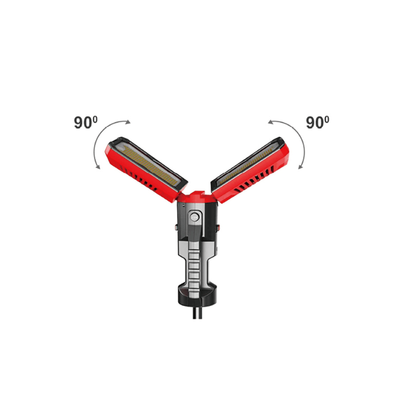 LED Werklamp op Statief – 2x 50W, 5000lm, CCT 3000K–6500K IP54, max. 189cm, 2m Kabel