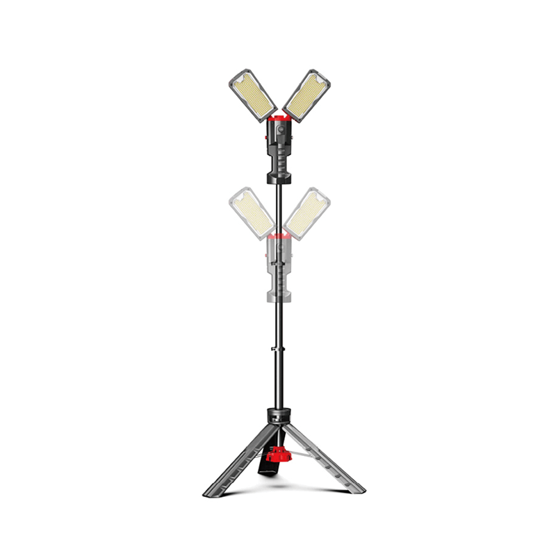 LED Werklamp op Statief – 2x 50W, 5000lm, CCT 3000K–6500K IP54, max. 189cm, 2m Kabel