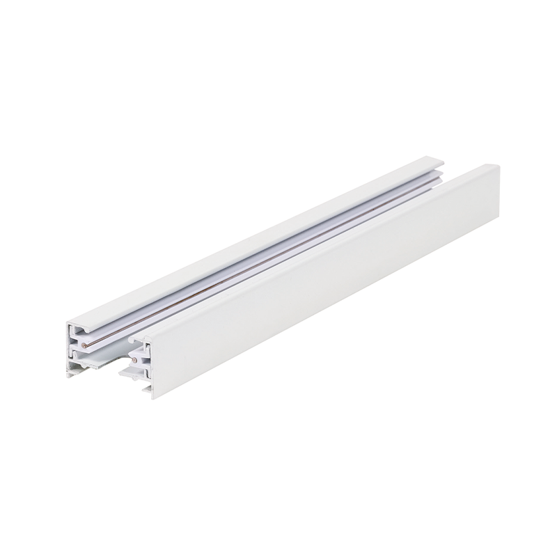 1-Phasen-Schiene mit Endkappe und Stromanschluss - Pro Line WEISS, 3M MDR LED®