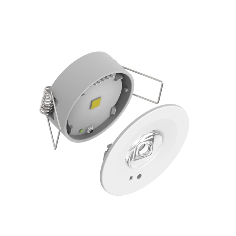 NOTBELEUCHTUNG EINBAUSPOT WEISS KOMPLETT MDRLED®