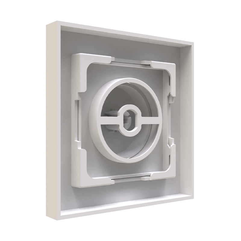 ENKELE DIMMER AFDEKPLAAT ZWART of WIT MDRLED®