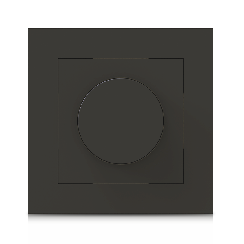 ENKELE DIMMER AFDEKPLAAT ZWART of WIT MDRLED®