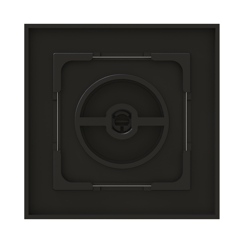ENKELE DIMMER AFDEKPLAAT ZWART of WIT MDRLED®