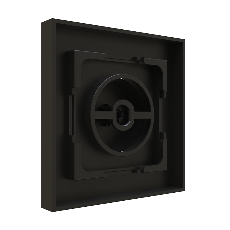 ENKELE DIMMER AFDEKPLAAT ZWART of WIT MDRLED®